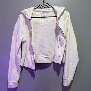 Champion Women's Cream Bomber Jacket